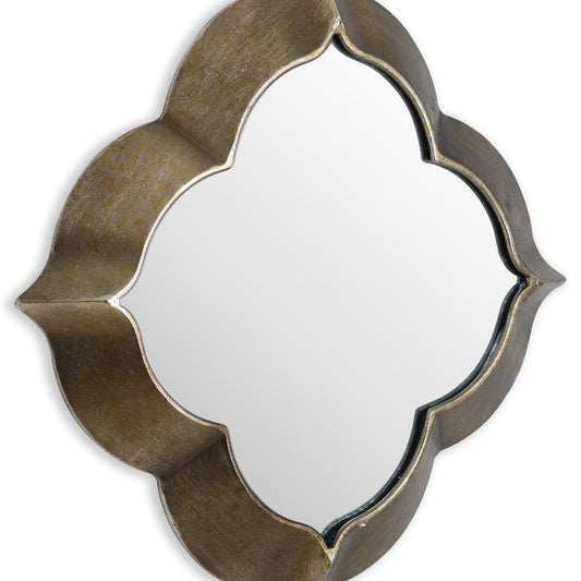 Casablanca Single Bronze Wall Mirror