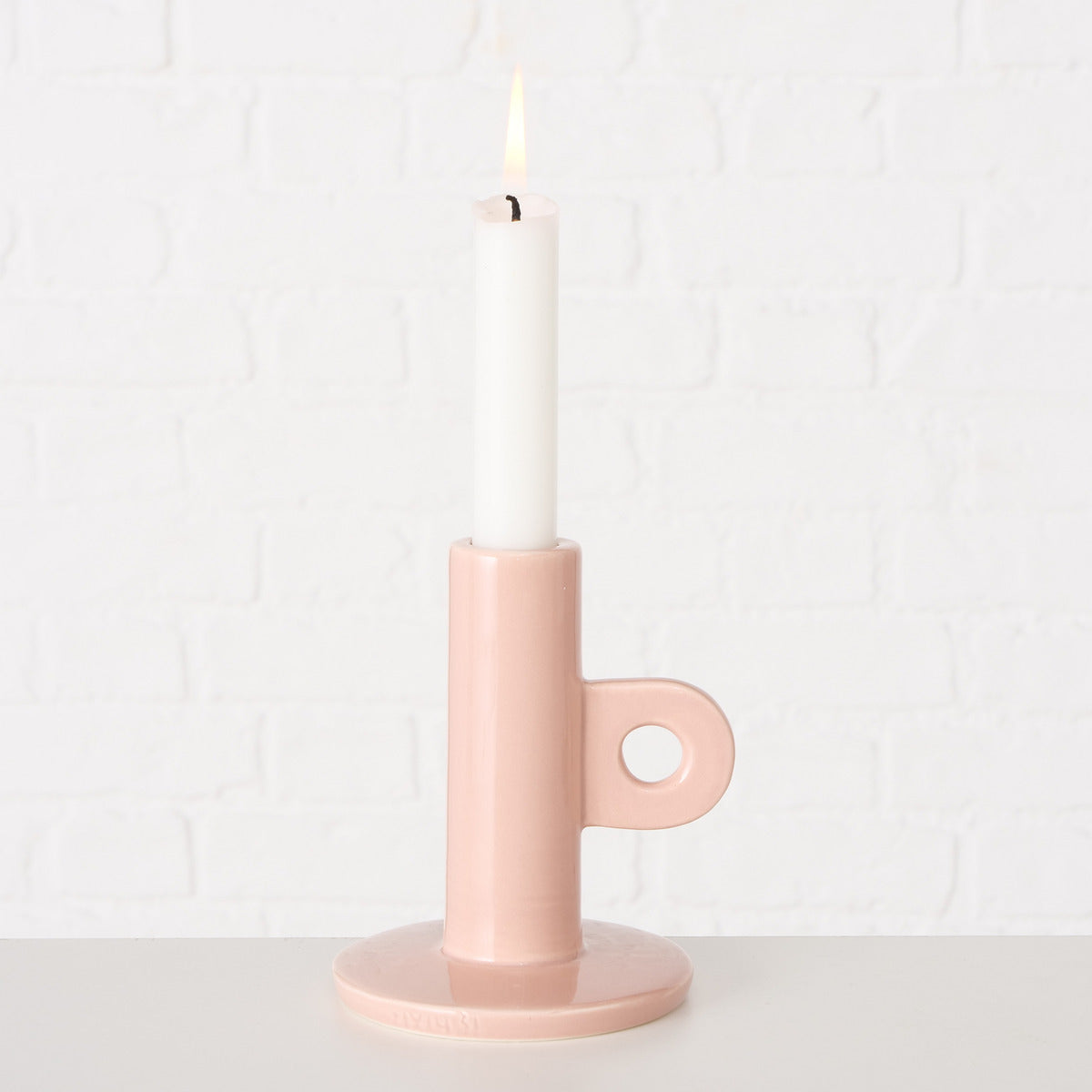 Pink Ceramic Candle Holder